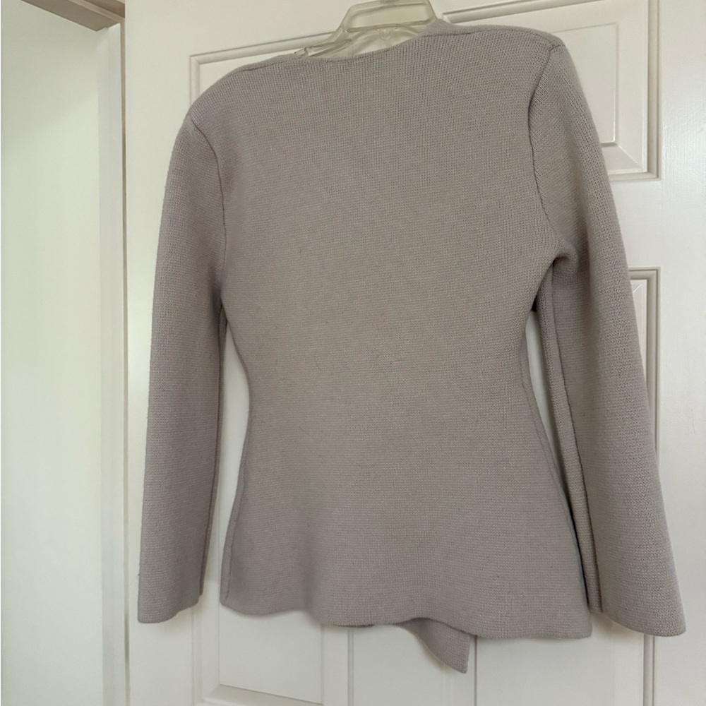 Zara Taupe Knit Blazer - Picture 3 of 3